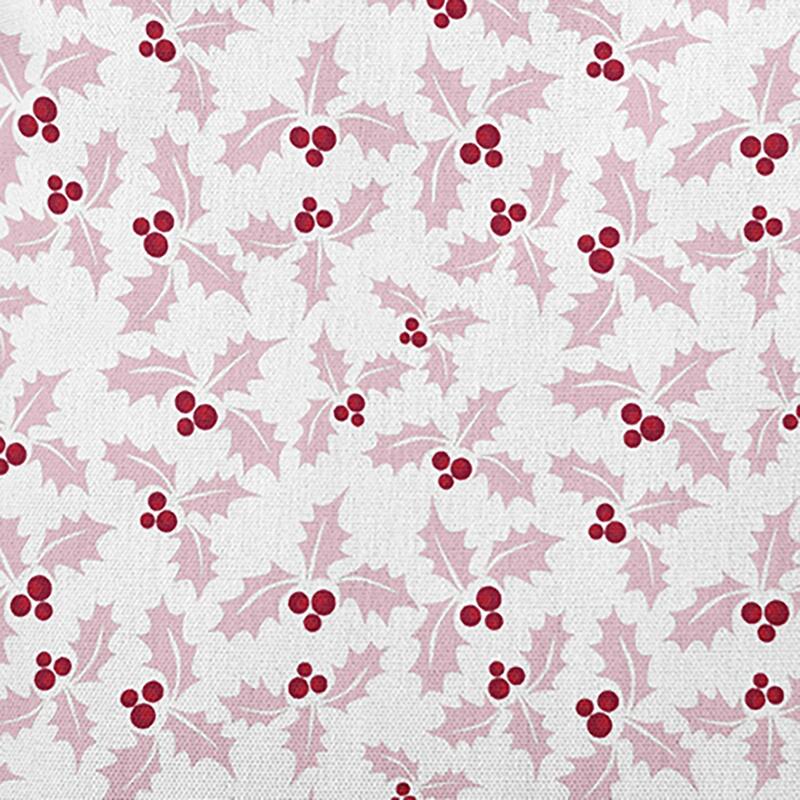 Holly Bush Christmas/Winter Accent Pillow
