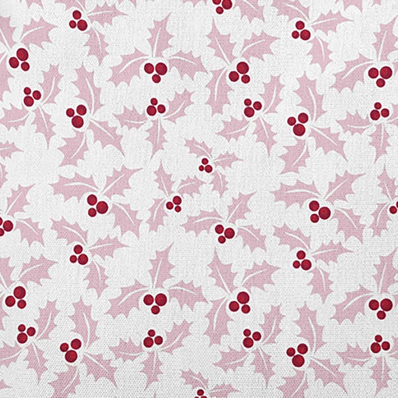 Holly Bush Christmas Indoor/Outdoor Throw Pillow