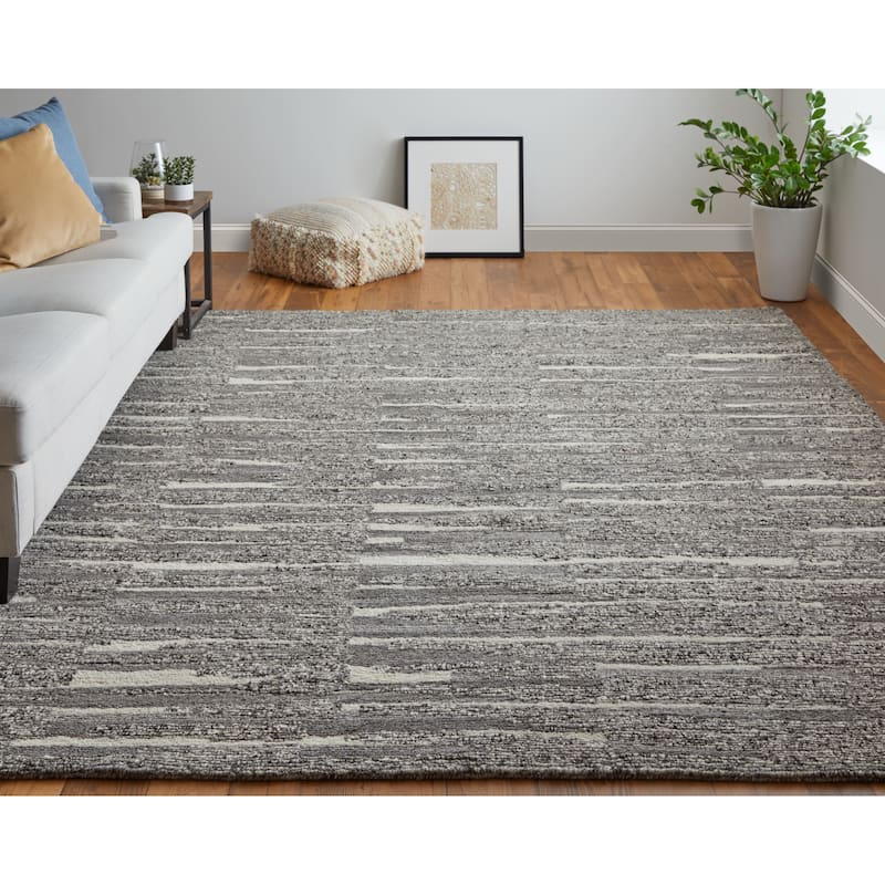 Grand Bazaar Conor Hand Woven Abstract Modern Area Rug