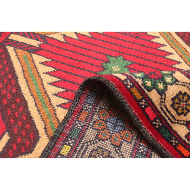 ECARPETGALLERY Hand-knotted Teimani Brown Wool Rug - 2'8 x 4'3