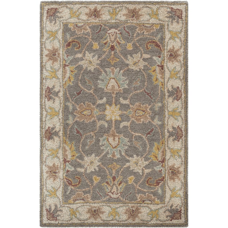 Livabliss Caesar Updated Traditional Border Area Rug.