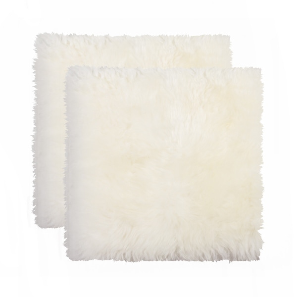 Sheepskin Chair Seat Cover 17x17 2-Pack. Opens flyout.