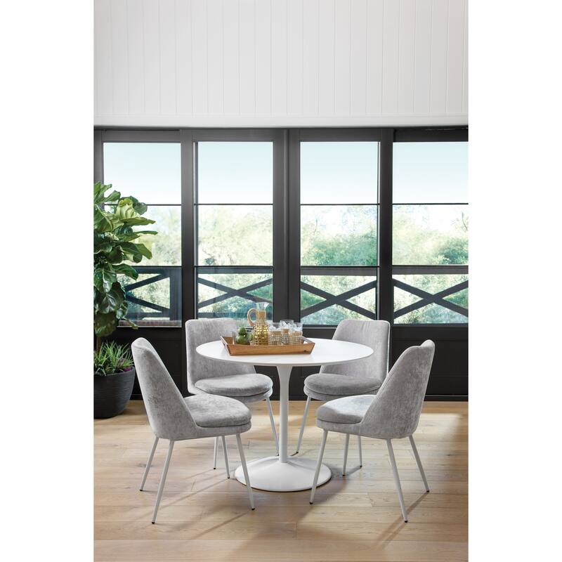 41.25" x 41.25" Flower Round Dining Table