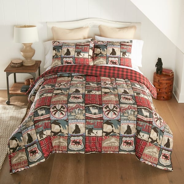 slide 2 of 6, Your Lifestyle by Donna Sharp The Great Outdoors Polyester Comforter Collection King - Brown