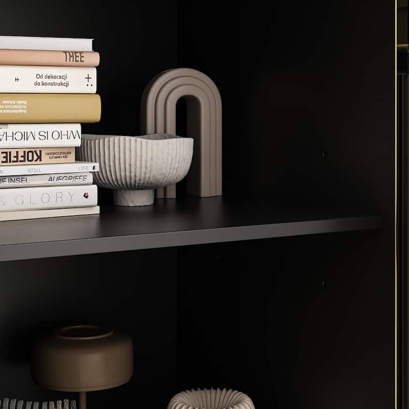 Sideboard Dresser Cabinet Storage Console Televison Table Pop-up Door