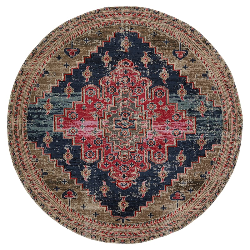 Cicero Indoor and Outdoor Medallion Area Rug