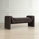 preview thumbnail 3 of 4, Uttermost Manson Modern Charcoal Bench