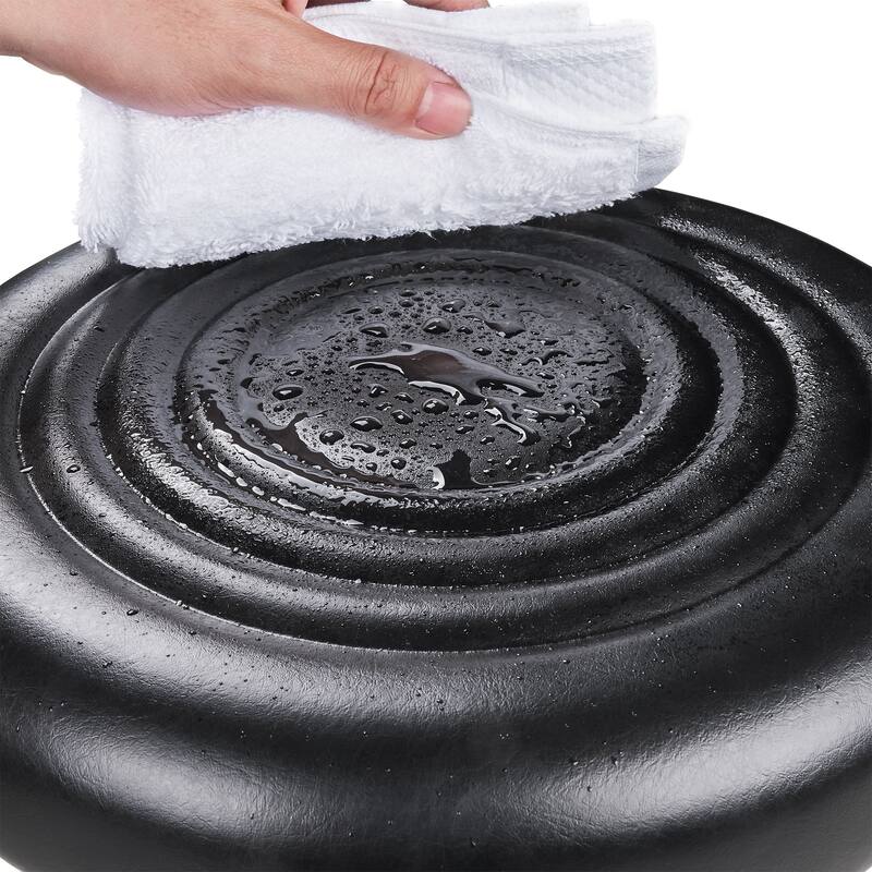 Javlergo White Office Chair Stool PU Leather Backrest Rolling Salon Stool Round Swivel Drafting Spa Stool