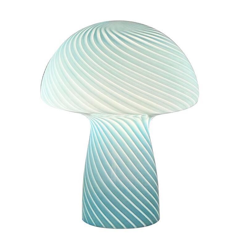Mushroom Round Glass Table Lamp