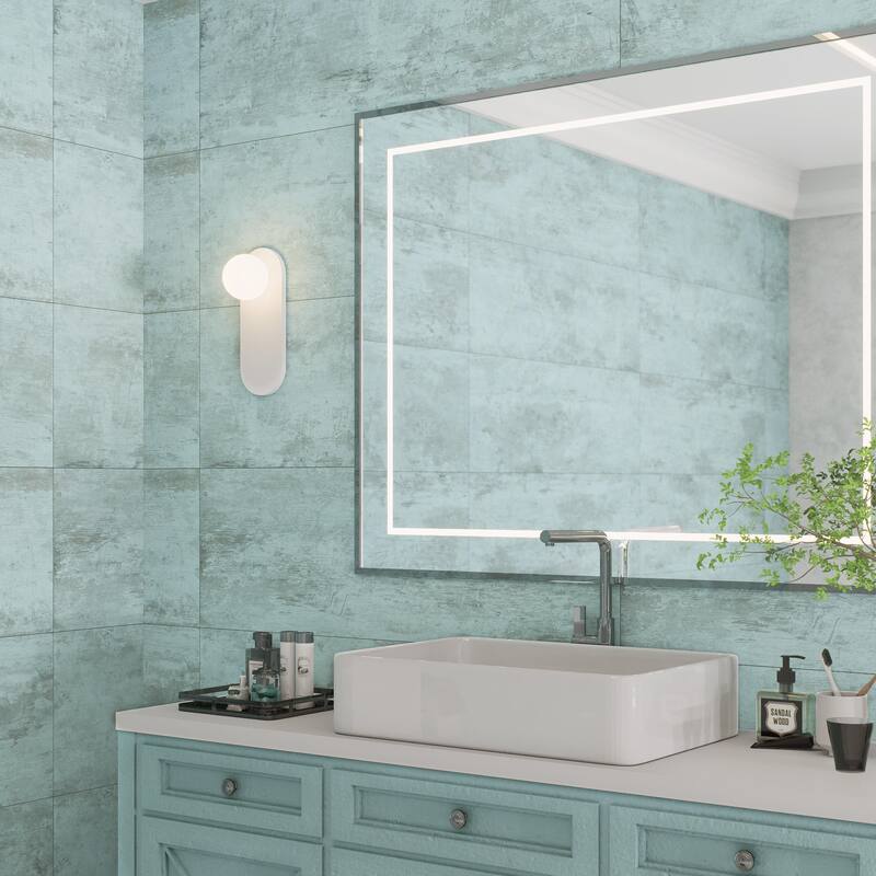 Merola Tile Habanera Azul 11-7/8" x 35-1/2" Ceramic Wall Tile - Pallet(25 Tiles)