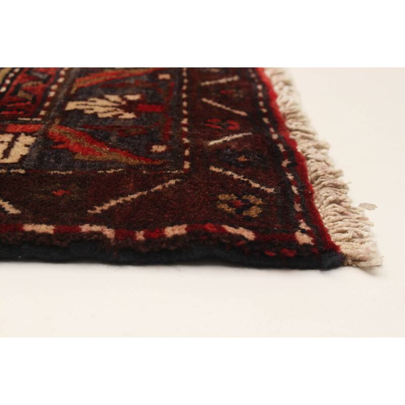 ECARPETGALLERY Hand-knotted Andelz Navy Wool Rug - 3'6 x 10'3