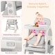 preview thumbnail 7 of 8, Gymax Convertible Baby Tall Chair 2-Tier Food Tray Feeding Chair for