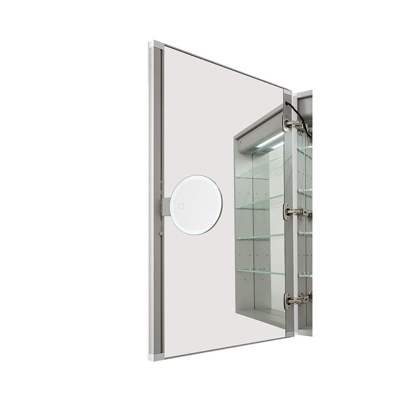 Medicine Cabinet With Light 48W x 32H x 5D Triple Door - 48"x32"