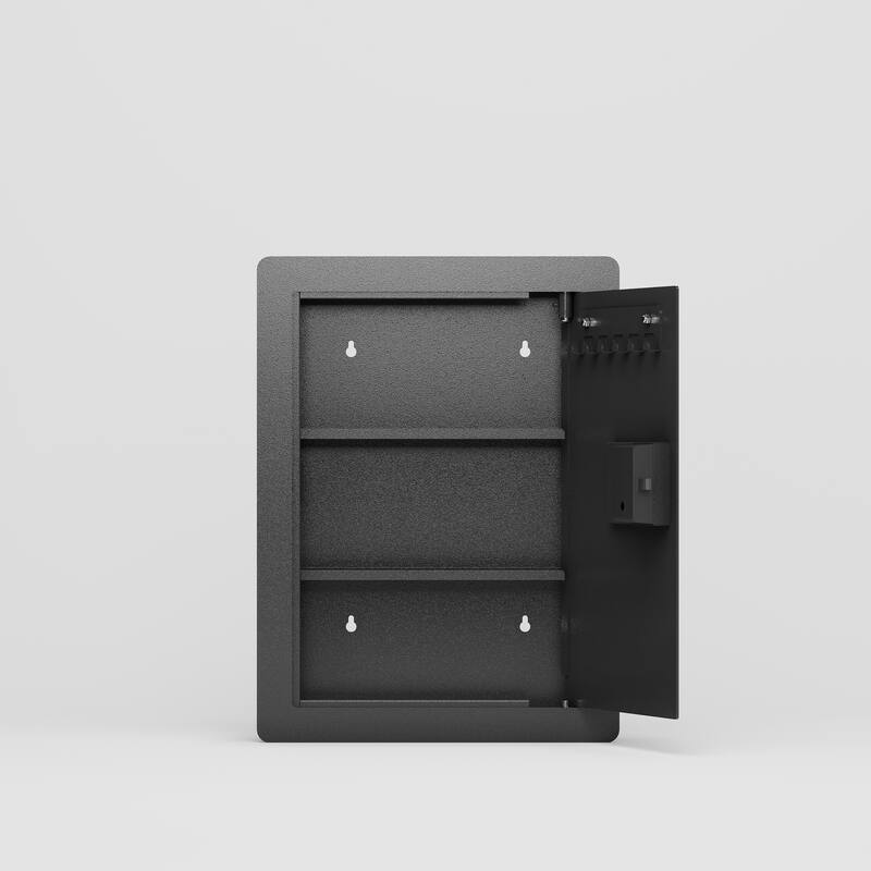Roomfitters Hidden In-Wall Safe with Digital Keypad and Removable Shelves, Heavy Duty Steel Security
