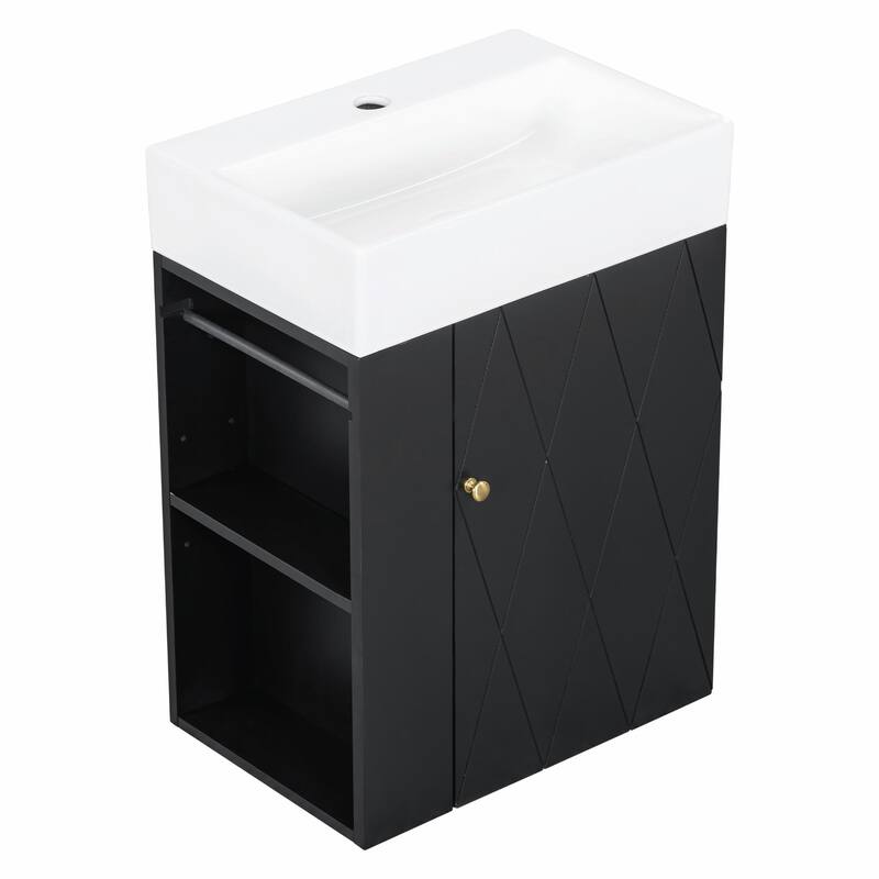 20" Bathroom Vanity with Ceramic Sink