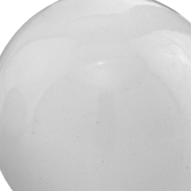 3" Black Enameled Aluminum Decorative Sphere