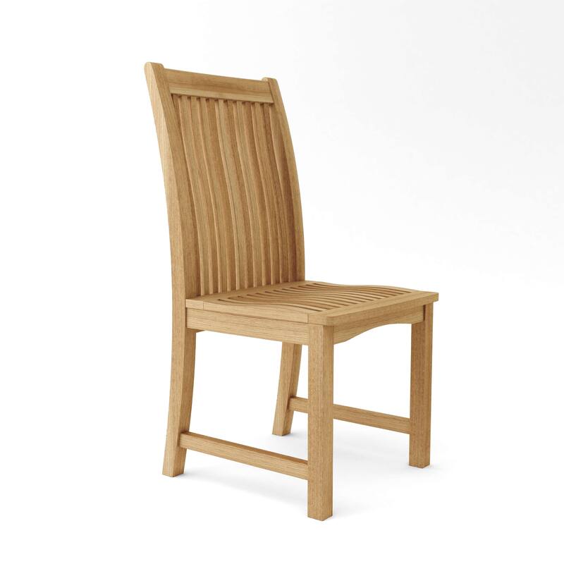 Chicago Teak Outdoor Dining Chair - No Cushion