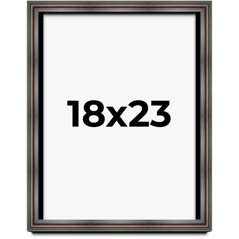 18x23 Shadow Box Frame Brown Cherry | 2.625 Inches Deep Pine Wood