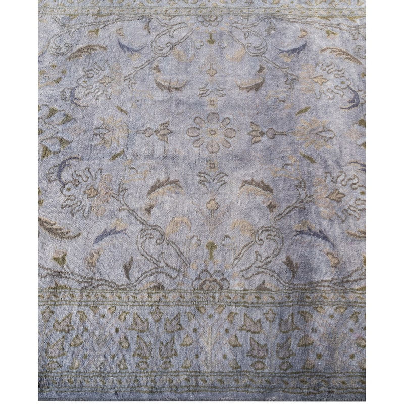 Overdyed One-of-a-Kind Hand-Knotted Area Rug - Gray - 3' 1" x 5' 4"