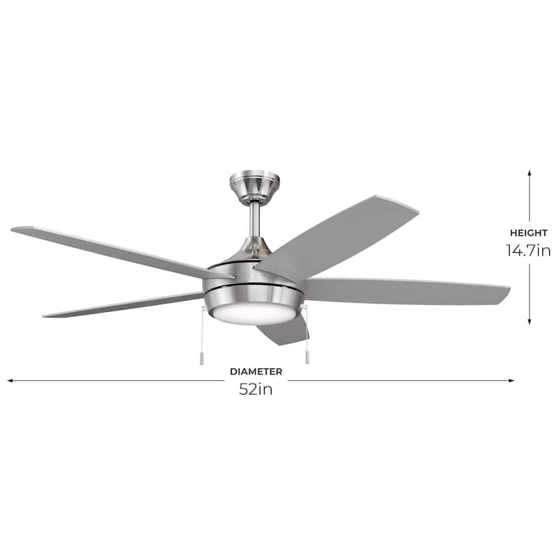 Nolyn Modern LED Ceiling Fan with Blades