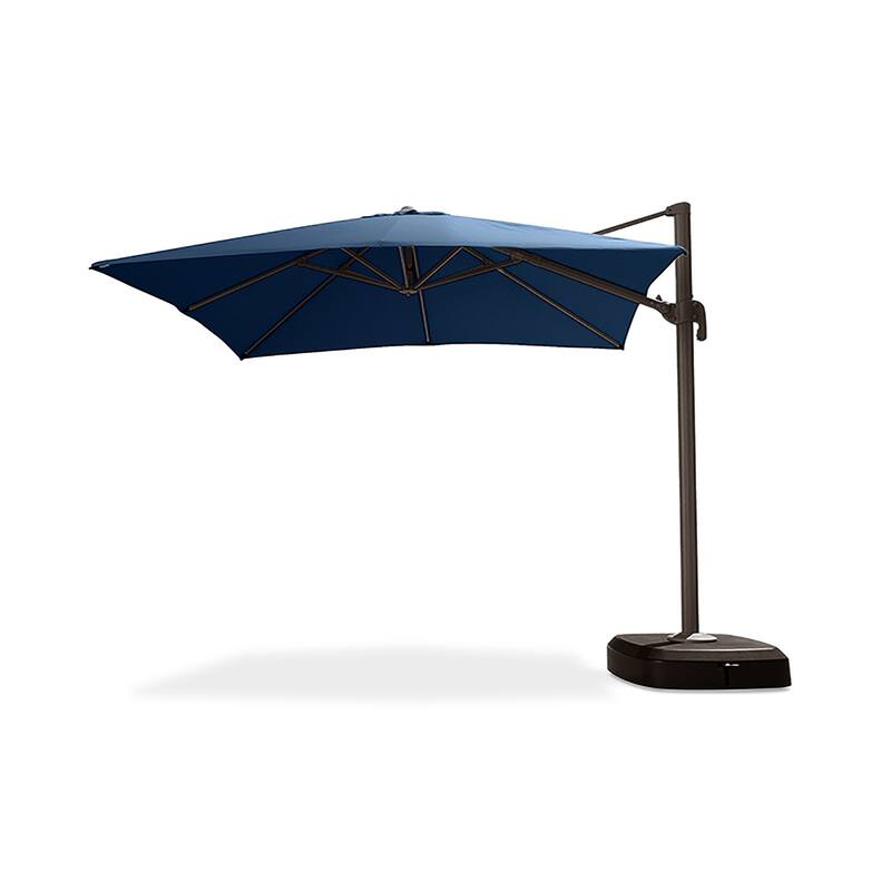 Portofino Comfort 18 Piece Sunbrella Outdoor Patio Sectional Seating & Dining Set with Umbrella