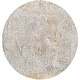 preview thumbnail 8 of 6, Artistic Weavers Dresden Modern Abstract Area Rug 6' 7" x 6' 7" Round - Grey/Beige