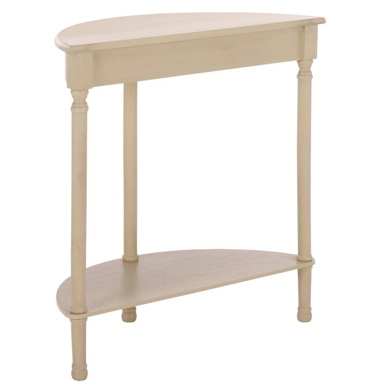 SAFAVIEH Veva Half Moon Console Table - 28" W x 11.8" L x 28" H - 28"W x 12"D x 28"H