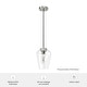 preview thumbnail 11 of 10, Hunter Vidria 1-Light Mini Pendant - Kitchen Island, Dining Room, Bedroom - Contemporary, Transitional