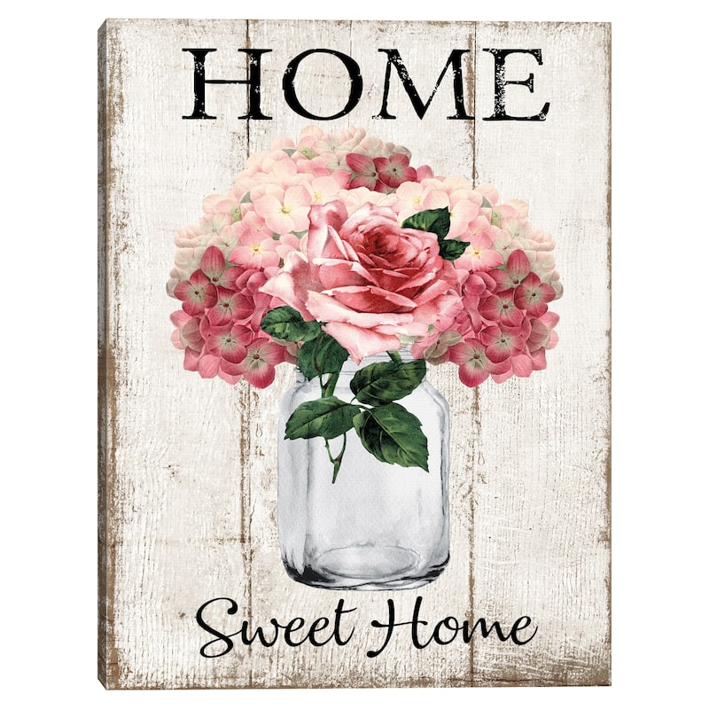 Home Bloom Canvas Art Print