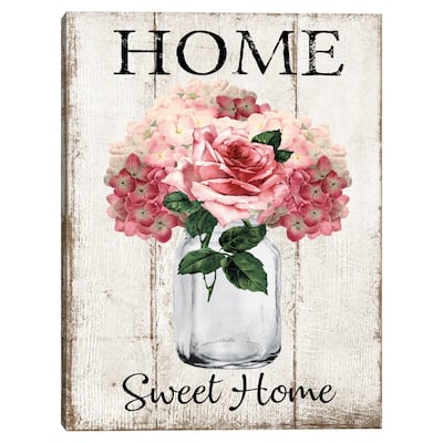Home Bloom Canvas Art Print