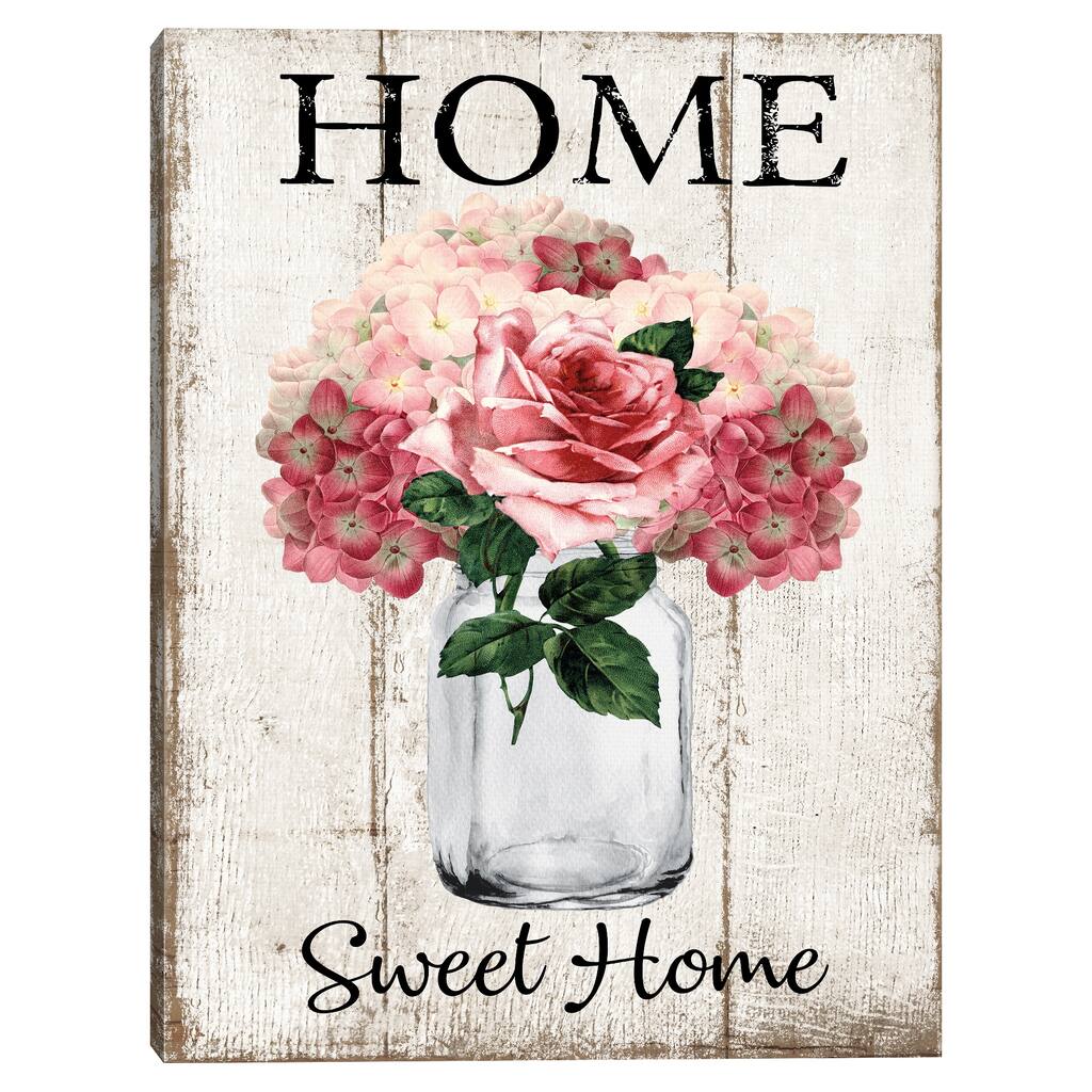 Home Bloom Canvas Art Print