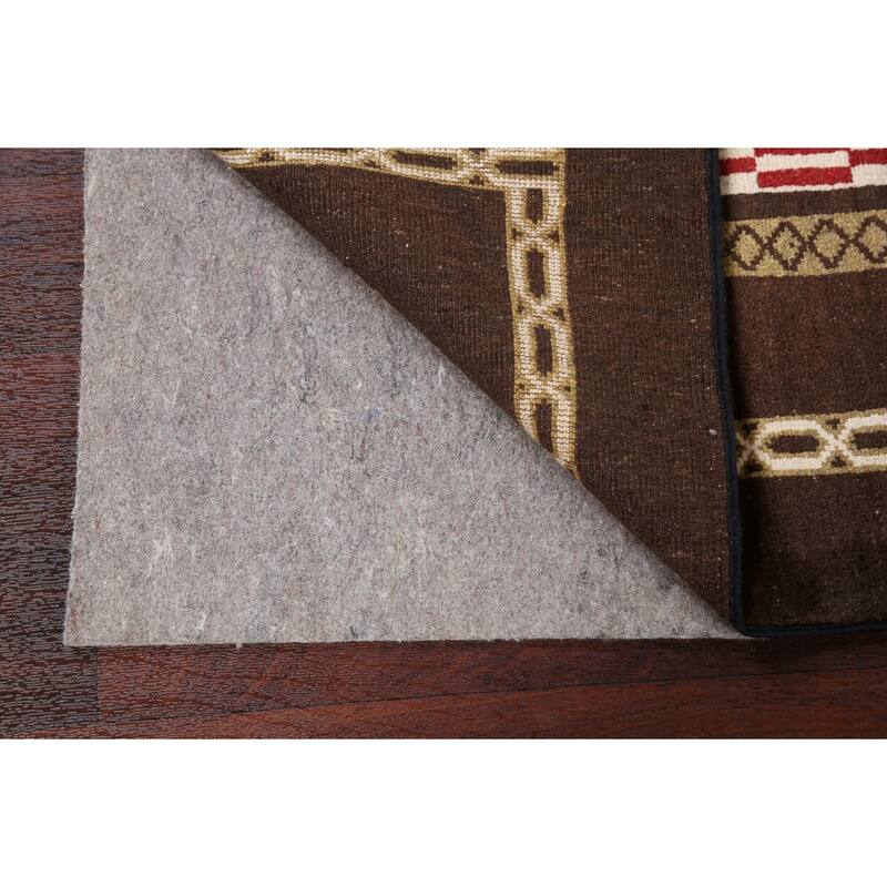 Brown Moharramat Oriental Home Decor Area Rug Hand-knotted Wool Carpet - 3'9" x 5'0"