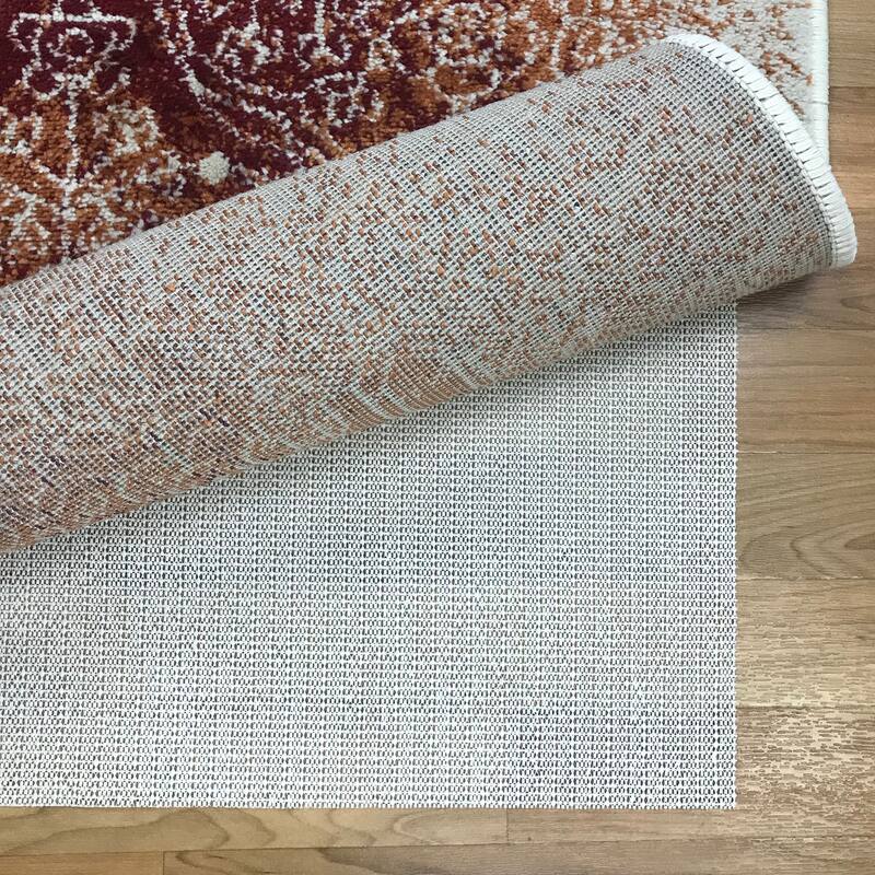 Superior Non-Slip Gripper Mat Floor Protector Indoor Area Rug Pad - Cream