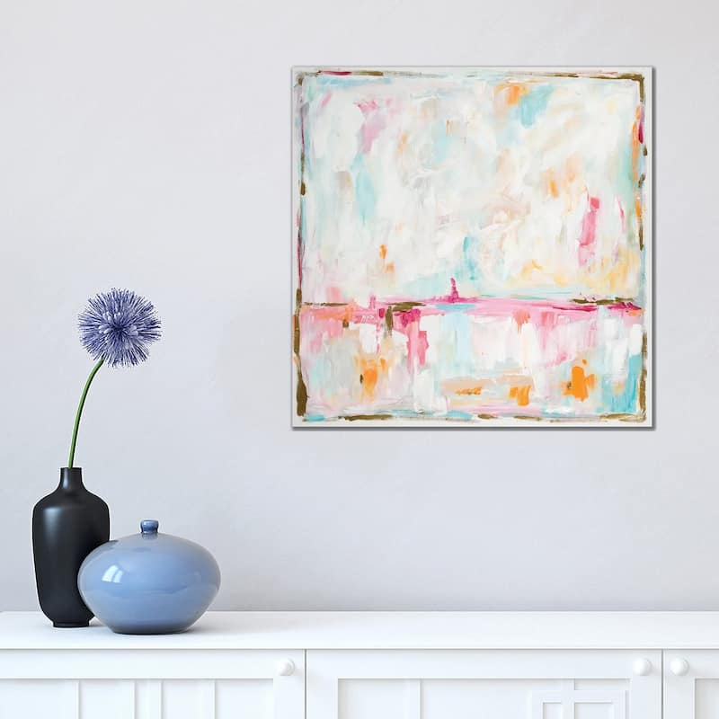 iCanvas "Cotton Candy Cloud" by L. Hewitt Canvas Print - 18x18x1.5