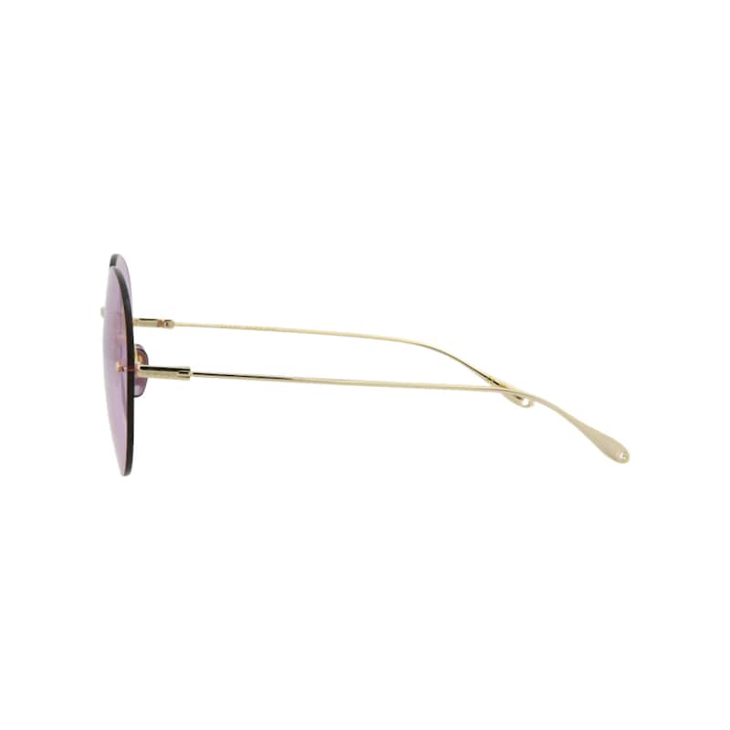 Gucci Round-Frame Metal Sunglasses