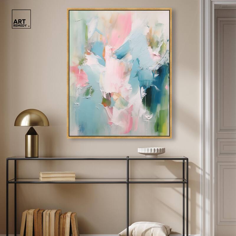Neon Breeze II Canvas by Art Remedy