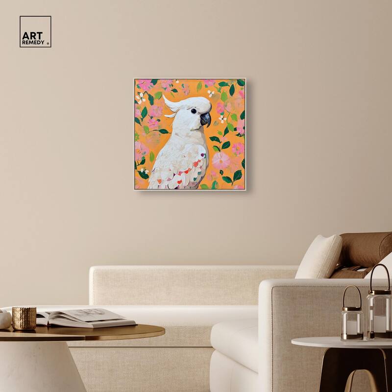 White Cockatoo II Canvas by Art Remedy