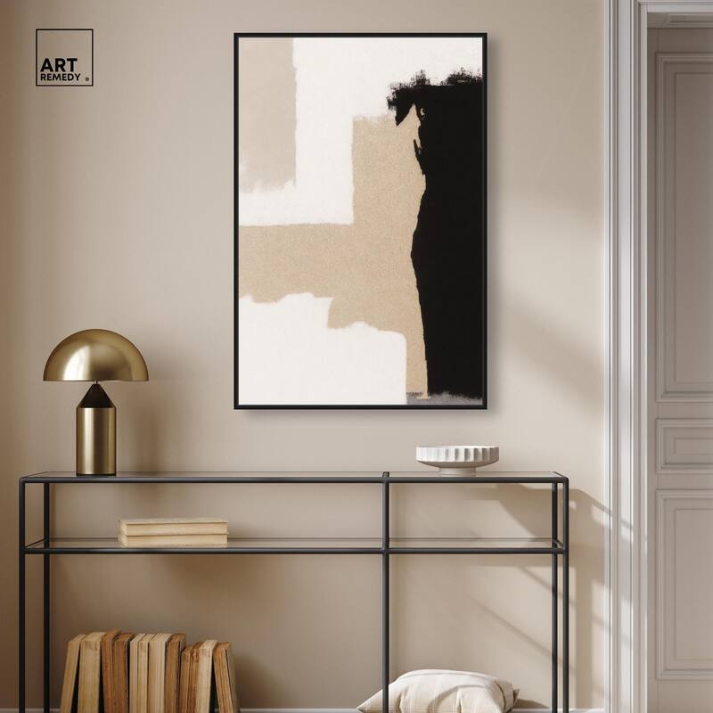 Earth and Ink III Canvas by Art Remedy