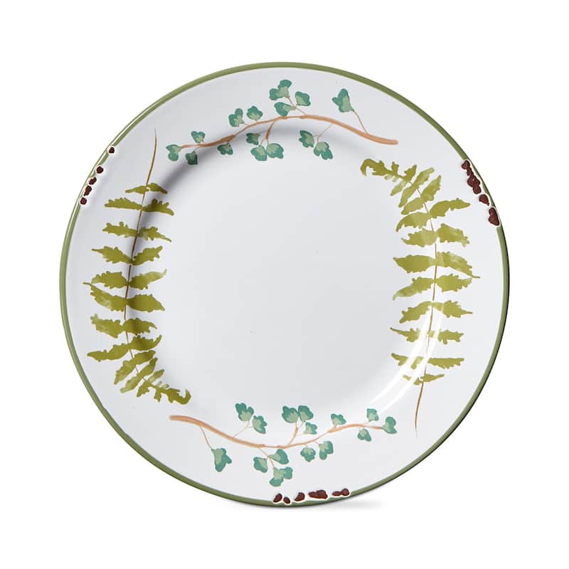 Meadow Multicolor Ceramic Appetizer Plates - Dishwasher Safe Dining Plates for Summer Gatherings, 7.4" Diameter