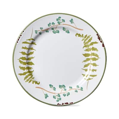 Meadow Multicolor Ceramic Appetizer Plates - Dishwasher Safe Dining Plates for Summer Gatherings, 7.4" Diameter