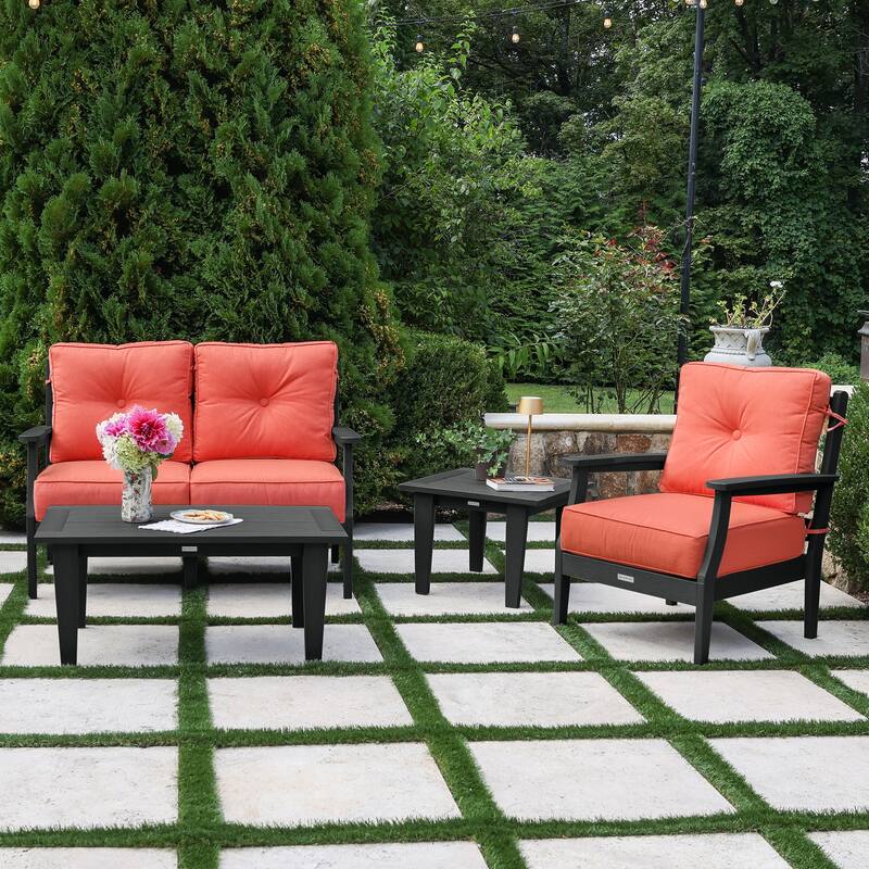 HIGHWOOD Lehigh 4-Piece Deep Seating Set