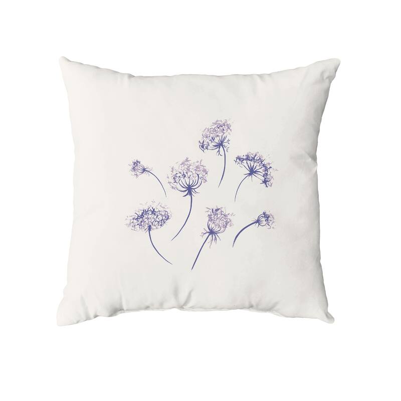 Just Dandy Throw Pillow - Purple - 26" x 26"