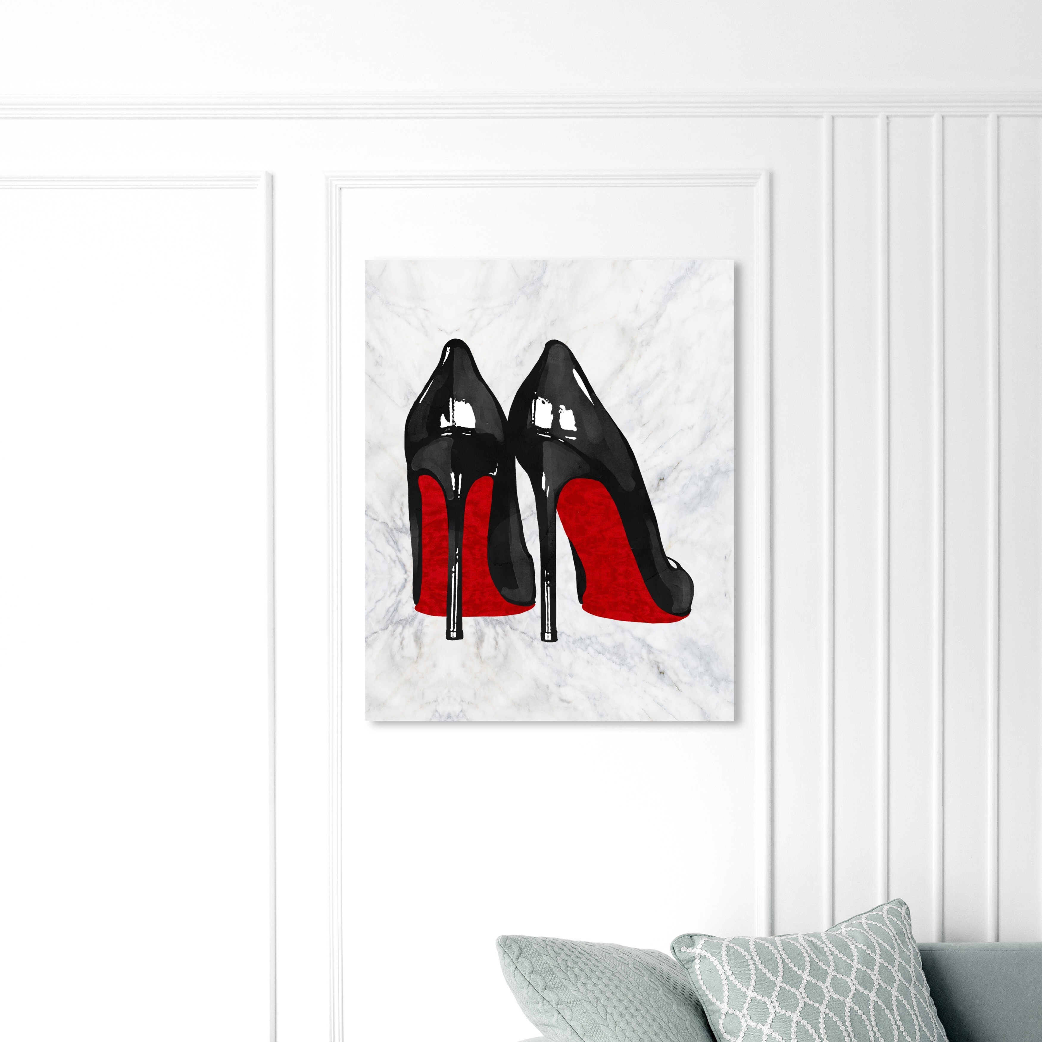 Oliver Gal 'High Fashion Heels Flocked' Fashion and Glam