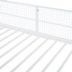 preview thumbnail 11 of 12, Twin Over Full Metal Bunk Bed with 5-Tier Storage Shelves, Built-In Side Shelf, and Sturdy Frame for Kids or Guest Room