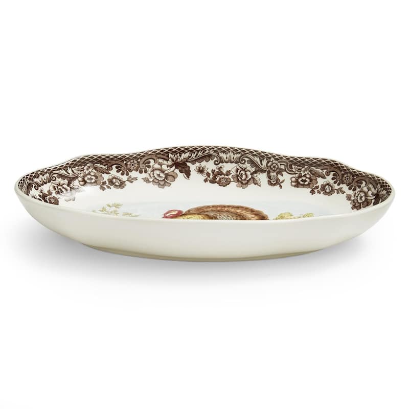 Spode Woodland Pickle Side Dish - 8.5 Inch