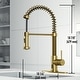 preview thumbnail 92 of 122, VIGO Edison 19" H Single Handle Pull-Down Sprayer Kitchen Faucet Set with Touchless Sensor