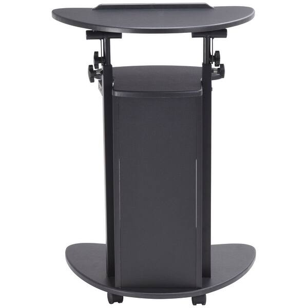 Shop Costway Height Adjustable Tilt Top Laptop Desk Table Notebook