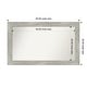 preview thumbnail 121 of 119, Dove Greywash Framed Non-Beveled Custom Wall Mirror, Bathroom Vanity Mirror Outer Size: 50 x 30