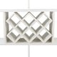preview thumbnail 7 of 14, 47.24" Rustic Large Wall Mounted with Wine Glass Holder