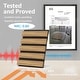 preview thumbnail 17 of 38, Art3d 24''x94.5'' Wood Slat Acoustic Wall Paneling for Interior and Ceiling Decor,Pack of 2